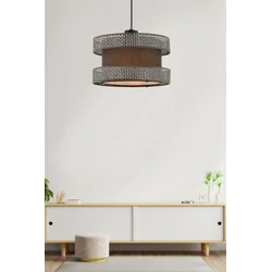 Opviq Luster Halo, 40x40cm, Antracit-crni