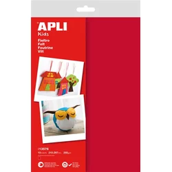 APLI Apli Filc rdeč A4 10 kos, (20452046)