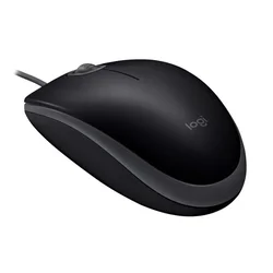 Logitech miška B110 Silent, črna