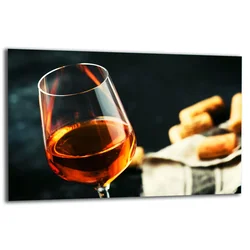 shumee Steklena zaščitna plošča ZA štedilnik 80x52 vino