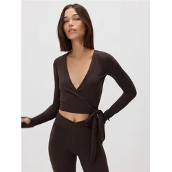 Reserved - Bluza na preklop s prednje strane i vezivanje