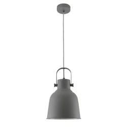 Rea Light Zoe-M HN8260M-GR Visilica, E27, 60W, O25cm, Siva