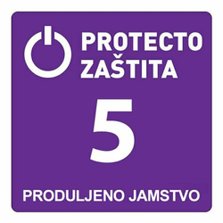 PRODULJENO JAMSTVO na 5 godina za proizvode vrijednosti od 3.751 do 7.500 kn (P22)