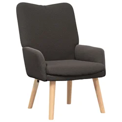 fotelja Tamno siva 63 x 67 x 94 cm Vuna i Plywood