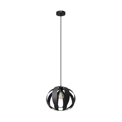 Luster na sajli NEWTON 1xE27/15W/230V crna