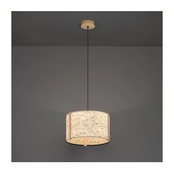 Eglo 390323 - Luster na sajli HONTONGAS 1xE27/25W/230V bež