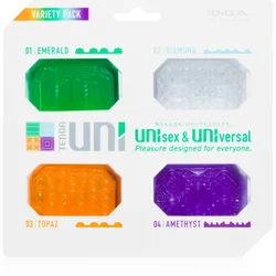 Tenga Uni Variety pack komplet masturbatorjev Amethyst