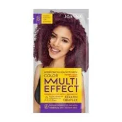 Joanna Multi Effect Color Keratin Complex šampon 07 Temno bordo - 35 g