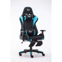 Stolica Gaming Stars Solutions RGC-9012 with footrest Black Blue