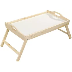 Kesper Poslužavnik za serviranje sa sklopivim nogama 50x35x23cm bor, Smeđi