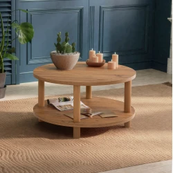 Hanah Home Klub sto Roby 70x43.7cm, Bež
