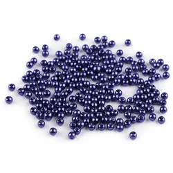 Plastične voščene kroglice / biseri Glance O4 mm - F59 Berlin modra (10 g)