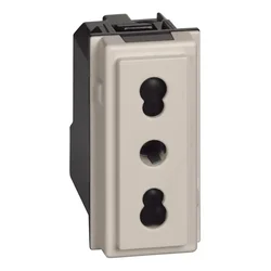 LNOW EURO UTIČNICA 2P+E/16A/250V PIJESAK