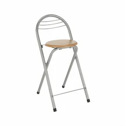 eoshop Barski stol, bukev/krom, BOKSER