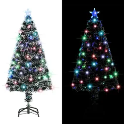 Osvijetljeno božićno drvce sa stalkom i LED 120 cm optička vlakna