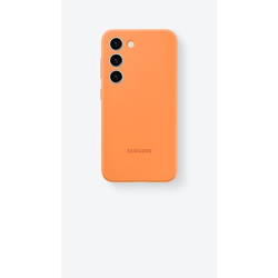 Original maska Samsung S23+ Silikonska futrola S23 Plus EF-PS916 Narandžasta