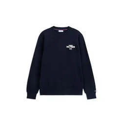 TOMMY HILFIGER Majica 1985 marine/bela