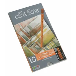 Umjetnički kpl artino sketching Cretacolor 10/1 (ugljen, olovke, gumica…)