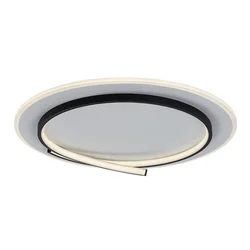 Rabalux Plafonjera Niloo, LED, 40W, 4000K, ?48cm, Crno-bela