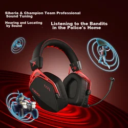 Xiberia Gaming Bluetooth slušalice K03S, Crne