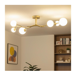 Brilagi - LED plafonski luster MISTEL 6xG9/3W/230V zlatna/bela