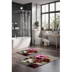 Lessentiel Maison Set prostirki za kupatilo CT-5144, 2 Komada, Šarena