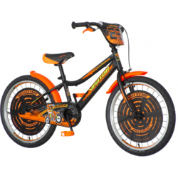 MOTO CROSS 20” DEČIJI BICIKL CRNO ORANŽ BOJA