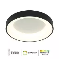 LED plafonska lampa F2049-66C BK