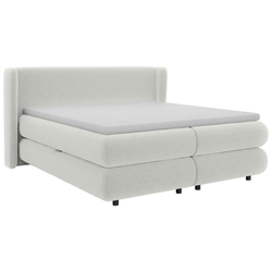 Boxspring Krevet Elodie 160/200 cm , sivo-bela