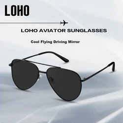 Loho Unisex naočare za sunce, Crne