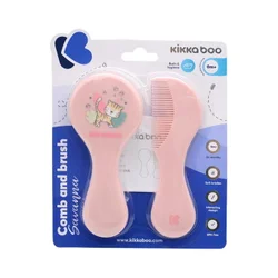 KikkaBoo Četka i češalj za kosu Savanna Pink (KKB42094)