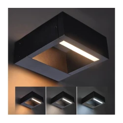 Brilagi - Spoljašnja LED svetiljka RAGUSA LED/7W/230V 3000/4000/6000K crna IP54