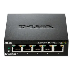 D-Link DGS-105 network switch Unmanaged Black