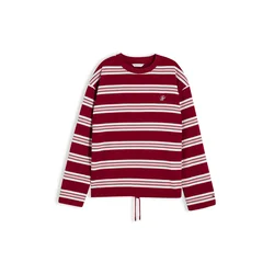 TOMMY HILFIGER Majica puder / bordo / bela