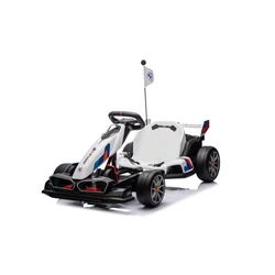 Licencirani Go-kart na akumulator s funkcijom drifta - bijeli