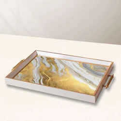 Aberto Design Poslužavnik TPB10034 50 x 29 x 3.5 cm, Šareni