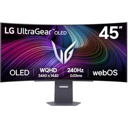 LG 45GX90SA-B 44.5/OLED,21:9,zakrivljen/3440x1440/240Hz/0,03ms GtG/HDMIx2,DP,USB/Gsync Monitor ( 45GX90SA-B )