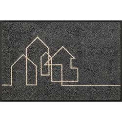 wash+dry PREDPRAŽNIK Linestreet 40/60 cm potiskano siva
