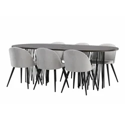 jedilnica set Dallas 4064 74x100x220cm
