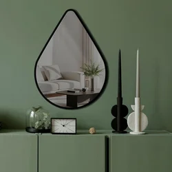 Wallity Ogledalo Ozgl516, 40x55 cm, Sivo