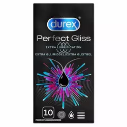 Durex Perfect Gliss Condoms - 10 pieces
