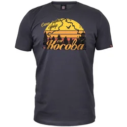 011Shop Muška majica kratkih rukava Sini jarko sunce sa Kosova, Tamnosiva