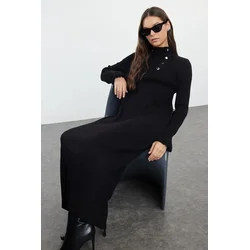 Trendyol Modest Ženska haljina Tctaw25Eb00018, Crna