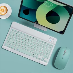KJB Bluetooth tipkovnica US QWERTY z brezžično miško, zelena