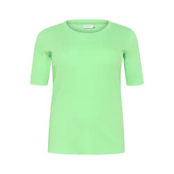 KAFFE CURVE Majica Carina neonsko zelena