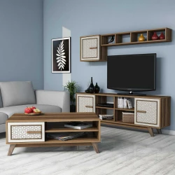 Lessentiel Maison Set TV Komoda i klub sto Orah
