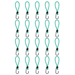 Užad za bungee s kukama 20 kom 15 cm