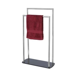 WENKO 24076800 - Držač peškira RAVINA 48x80 cm nerđajući čelik/srebrna/crna