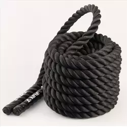 Uže za vježbanje Yate Rope 12m x 3,8cm Boja: crna