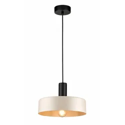 Luster na sajli LATTE 1xE27/60W/230V bež/crna